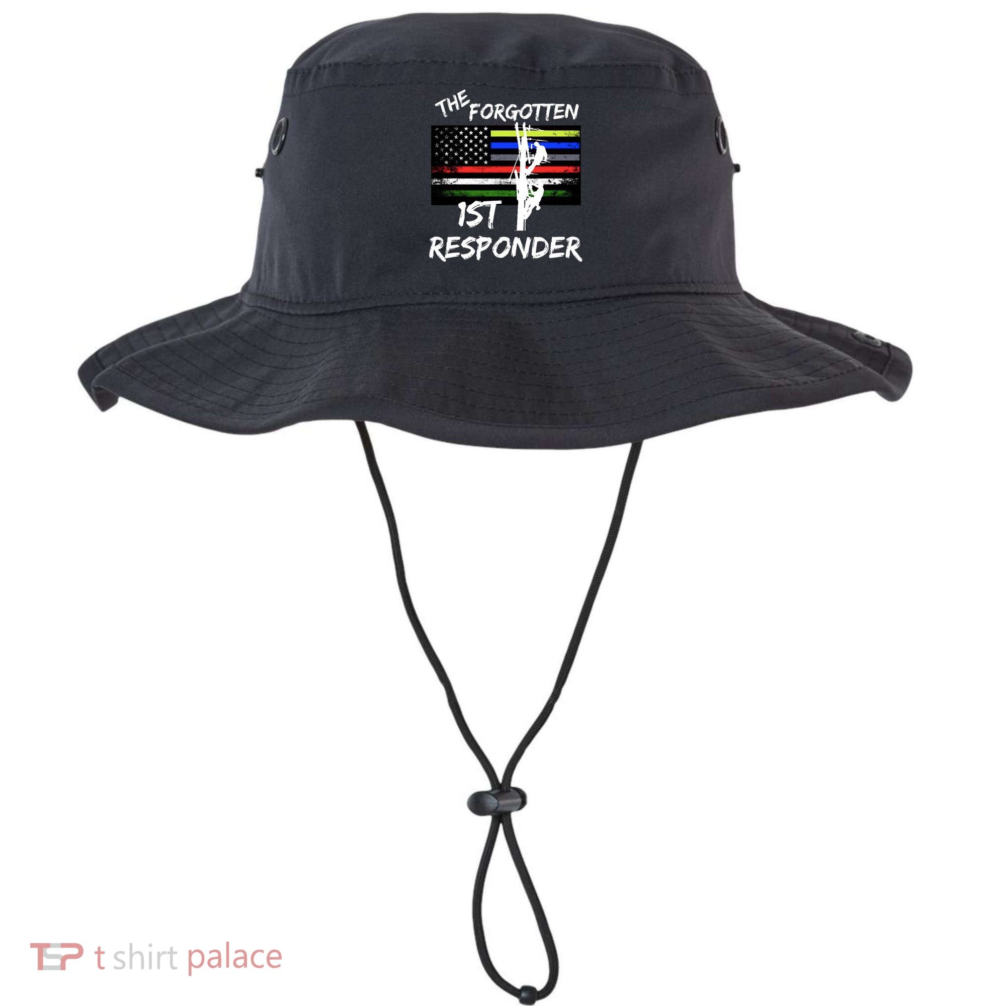 The Forgotten First Responder Tribute To Electrical Lineman Bucket Hat