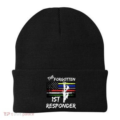 The Forgotten First Responder Tribute To Electrical Lineman Beanie
