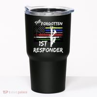 The Forgotten First Responder Tribute To Electrical Lineman Tumbler thumb 0