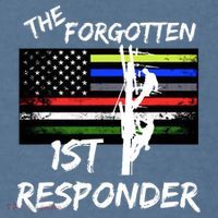 The Forgotten First Responder Tribute To Electrical Lineman Comfort Colors Garment-Dyed Hooded Sweatshirt thumb 2