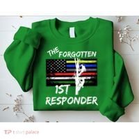 The Forgotten First Responder Tribute To Electrical Lineman Sweatshirt thumb 2
