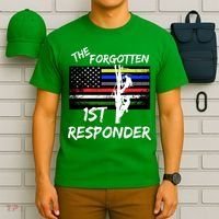 The Forgotten First Responder Tribute To Electrical Lineman T-Shirt thumb 6