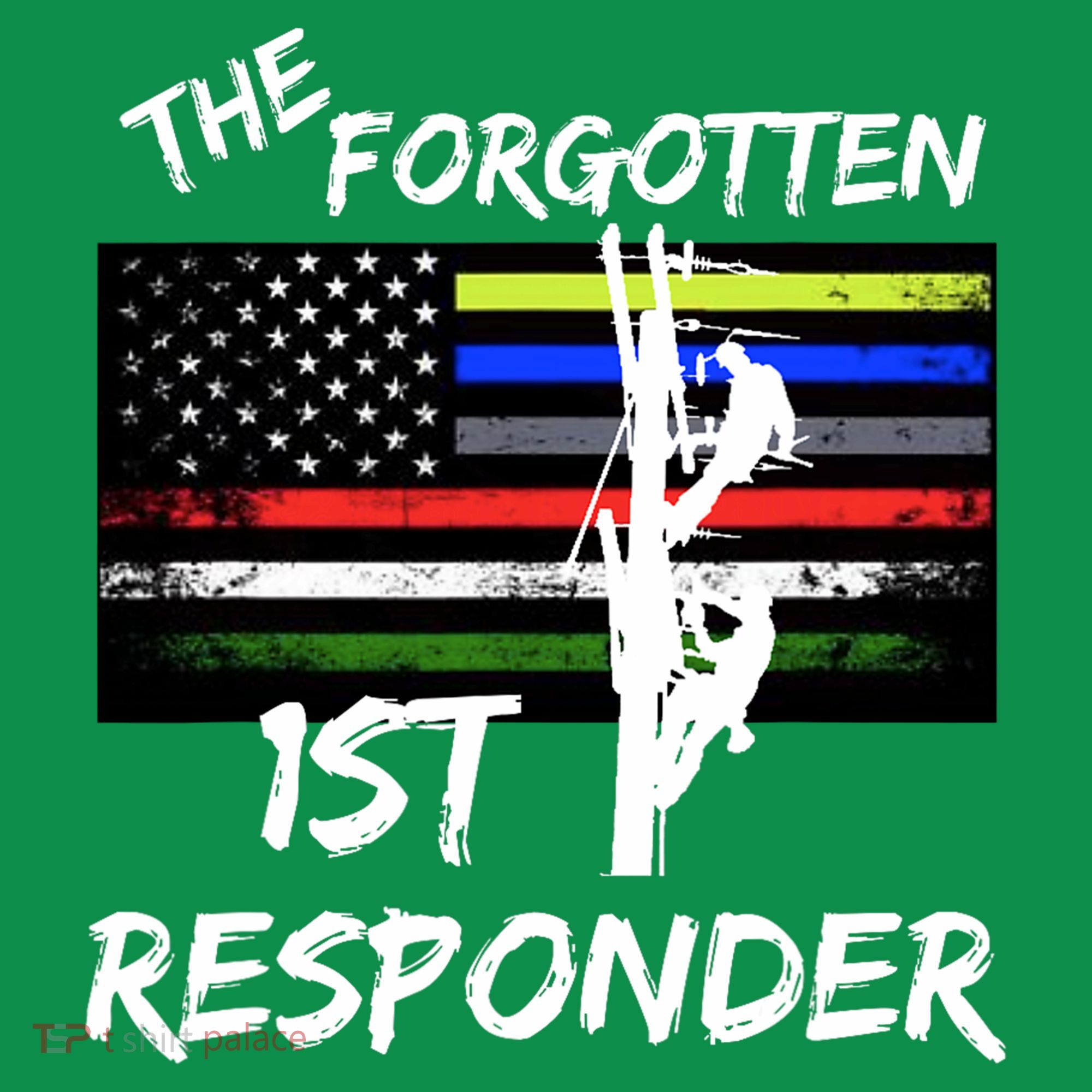 The Forgotten First Responder Tribute To Electrical Lineman Coaster
