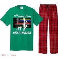 The Forgotten First Responder Tribute To Electrical Lineman Pajama Set thumb 0