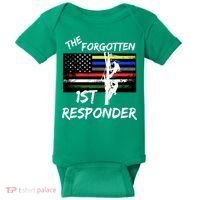 The Forgotten First Responder Tribute To Electrical Lineman Baby Bodysuit thumb 0