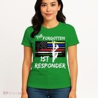 The Forgotten First Responder Tribute To Electrical Lineman Women's T-Shirt thumb 4