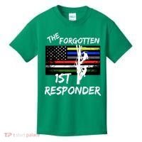 The Forgotten First Responder Tribute To Electrical Lineman Kids T-Shirt thumb 0