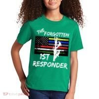 The Forgotten First Responder Tribute To Electrical Lineman Kids T-Shirt thumb 2