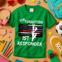 The Forgotten First Responder Tribute To Electrical Lineman Kids T-Shirt thumb 3