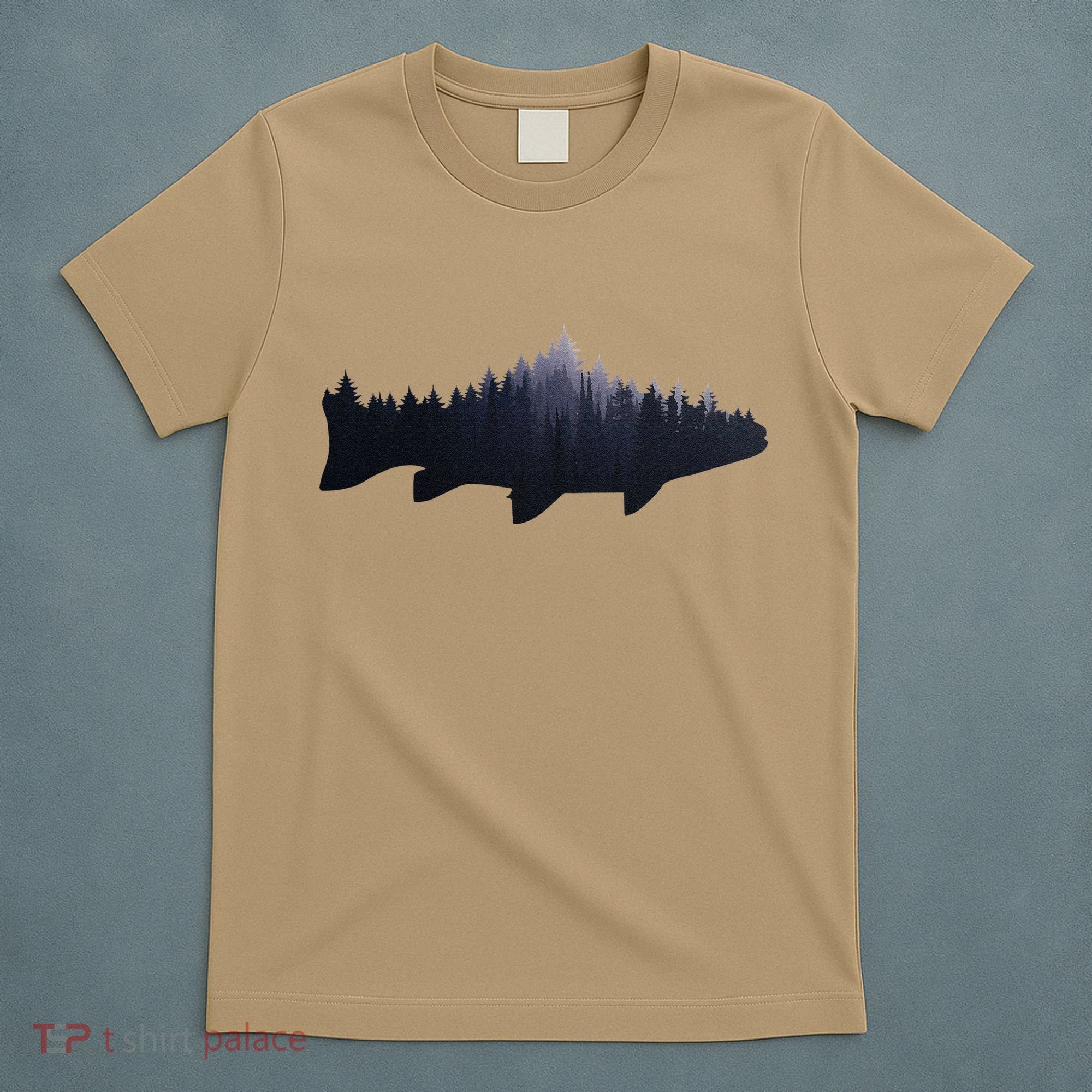 Trout Fly Fishing Nature Outdoor Fisherman Gift T-Shirt