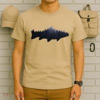 Trout Fly Fishing Nature Outdoor Fisherman Gift T-Shirt thumb 6