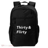 Thirty & Flirty Funny 30th Birthday Gifts 30 Years Old Backpack thumb 0