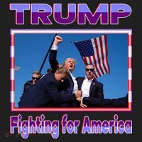 Trump Fighting For America Women's Sweatshirt thumb 2