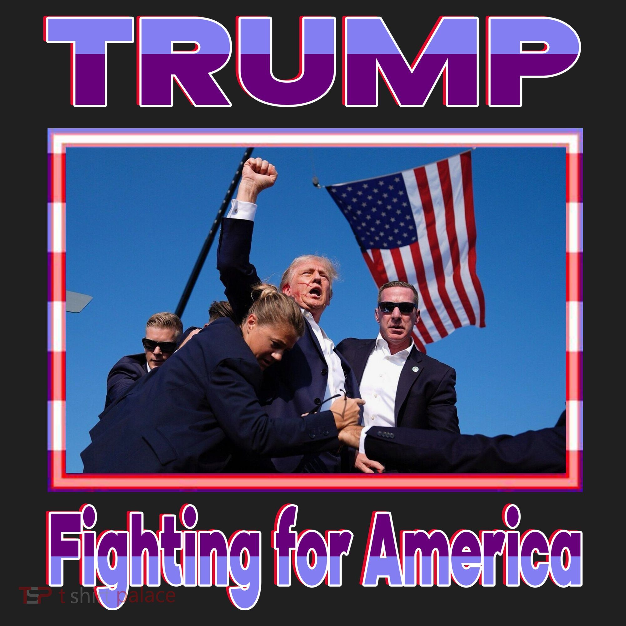 Trump Fighting For America Women's Sweatshirt