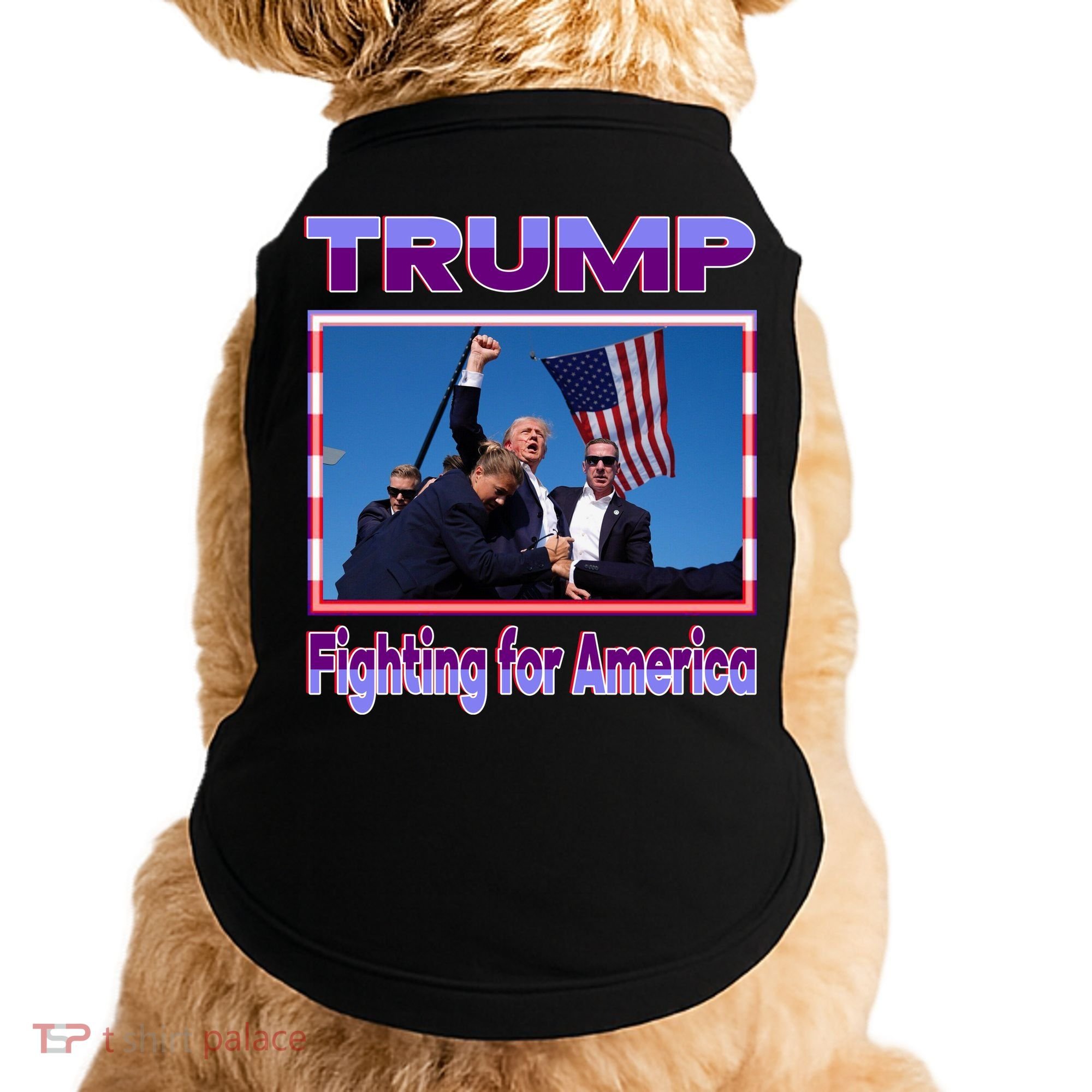 Trump Fighting For America Doggie Tank