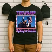 Trump Fighting For America T-Shirt thumb 6
