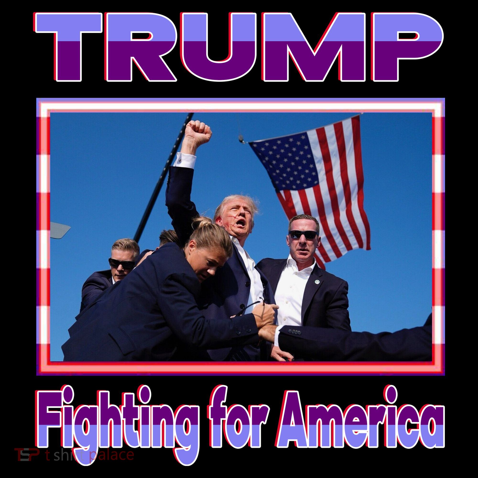 Trump Fighting For America T-Shirt