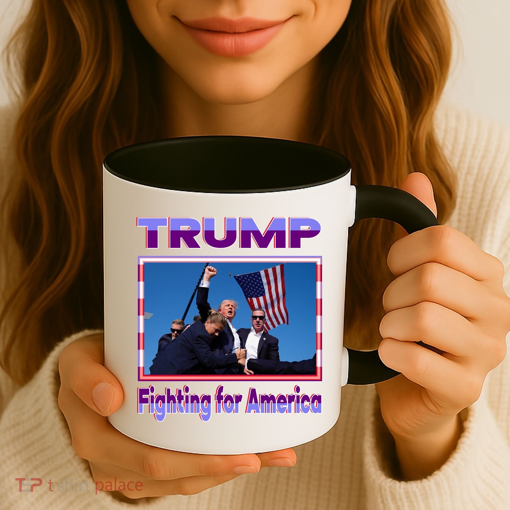 Trump Fighting For America Coffee Mug