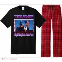 Trump Fighting For America Pajama Set thumb 0