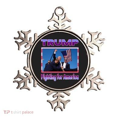 Trump Fighting For America Ornament