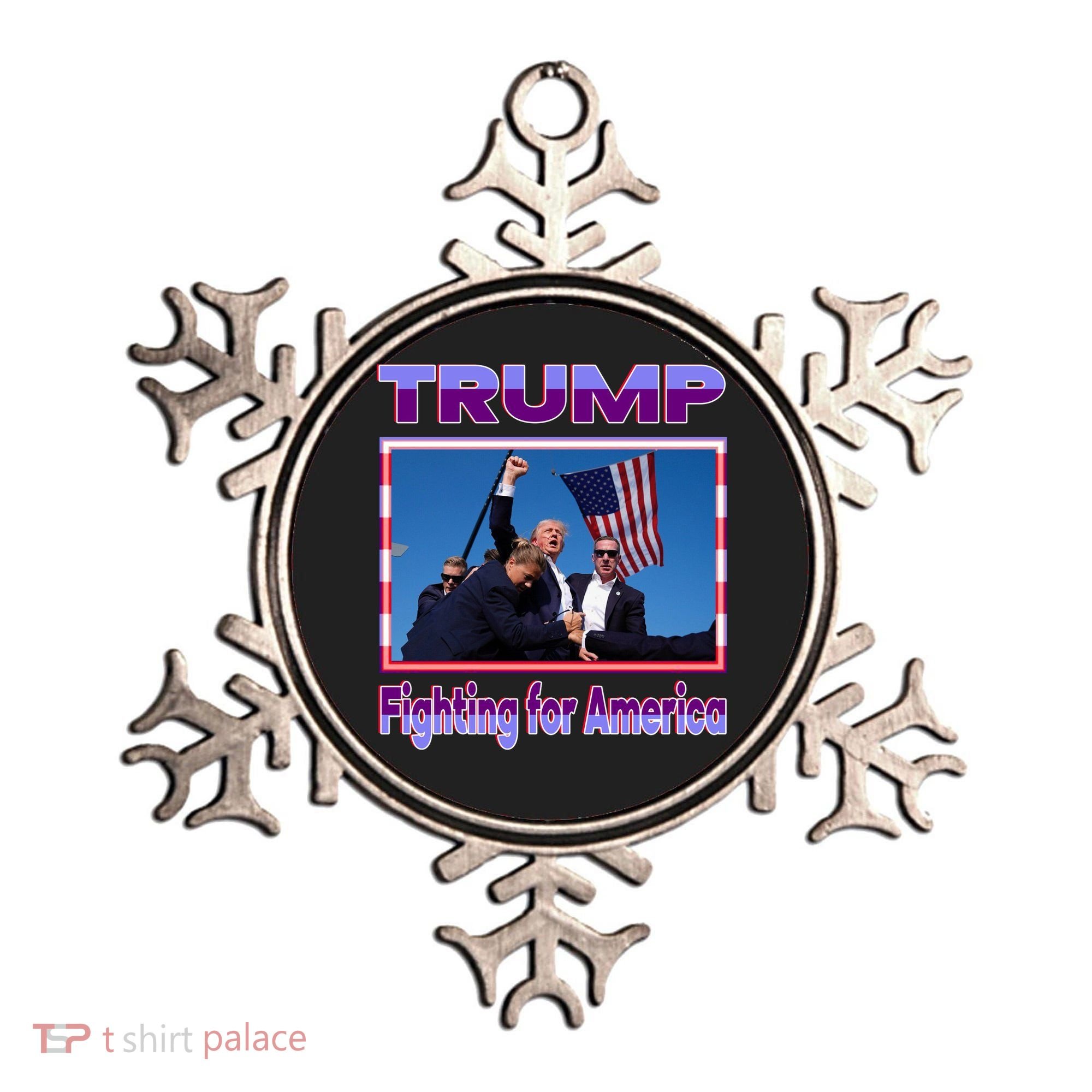 Trump Fighting For America Ornament