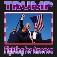 Trump Fighting For America Women's Tank Top thumb 5