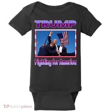 Trump Fighting For America Baby Bodysuit