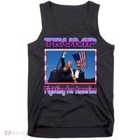 Trump Fighting For America Tank Top thumb 0