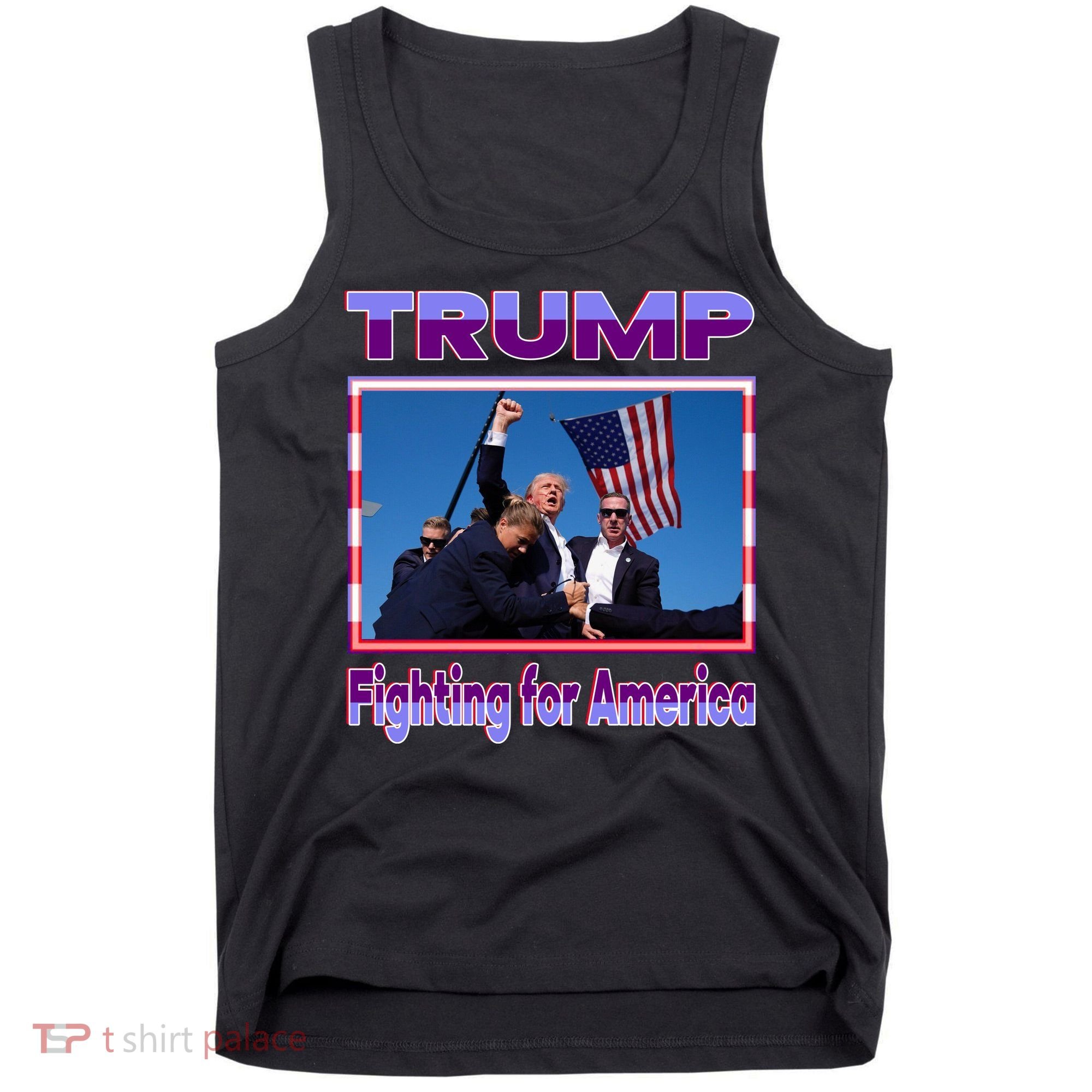 Trump Fighting For America Tank Top