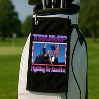 Trump Fighting For America Golf Towel thumb 2