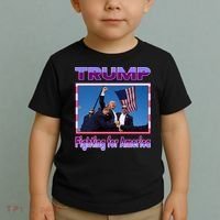 Trump Fighting For America Toddler T-Shirt thumb 2