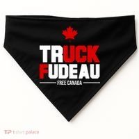 Truck Fudeau Fuck Free Canada USA-Made Doggie Bandana thumb 0