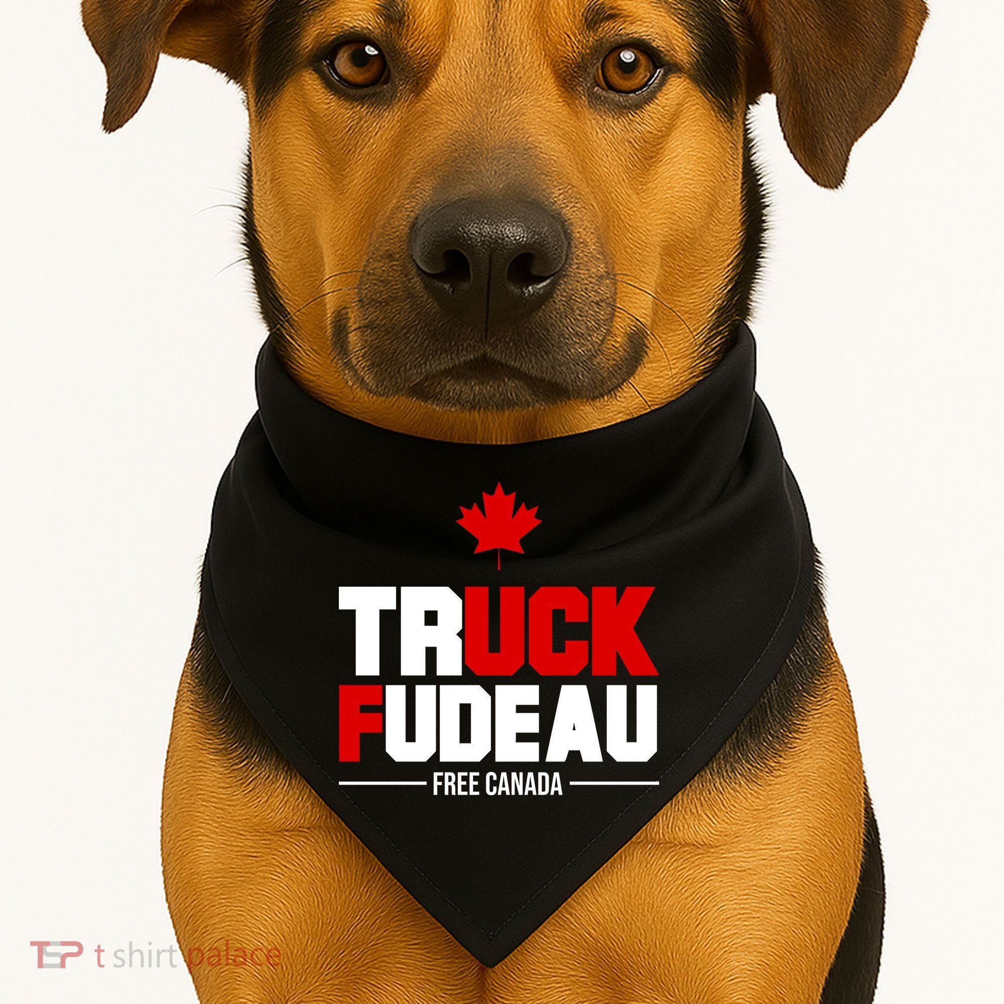 Truck Fudeau Fuck Free Canada USA-Made Doggie Bandana