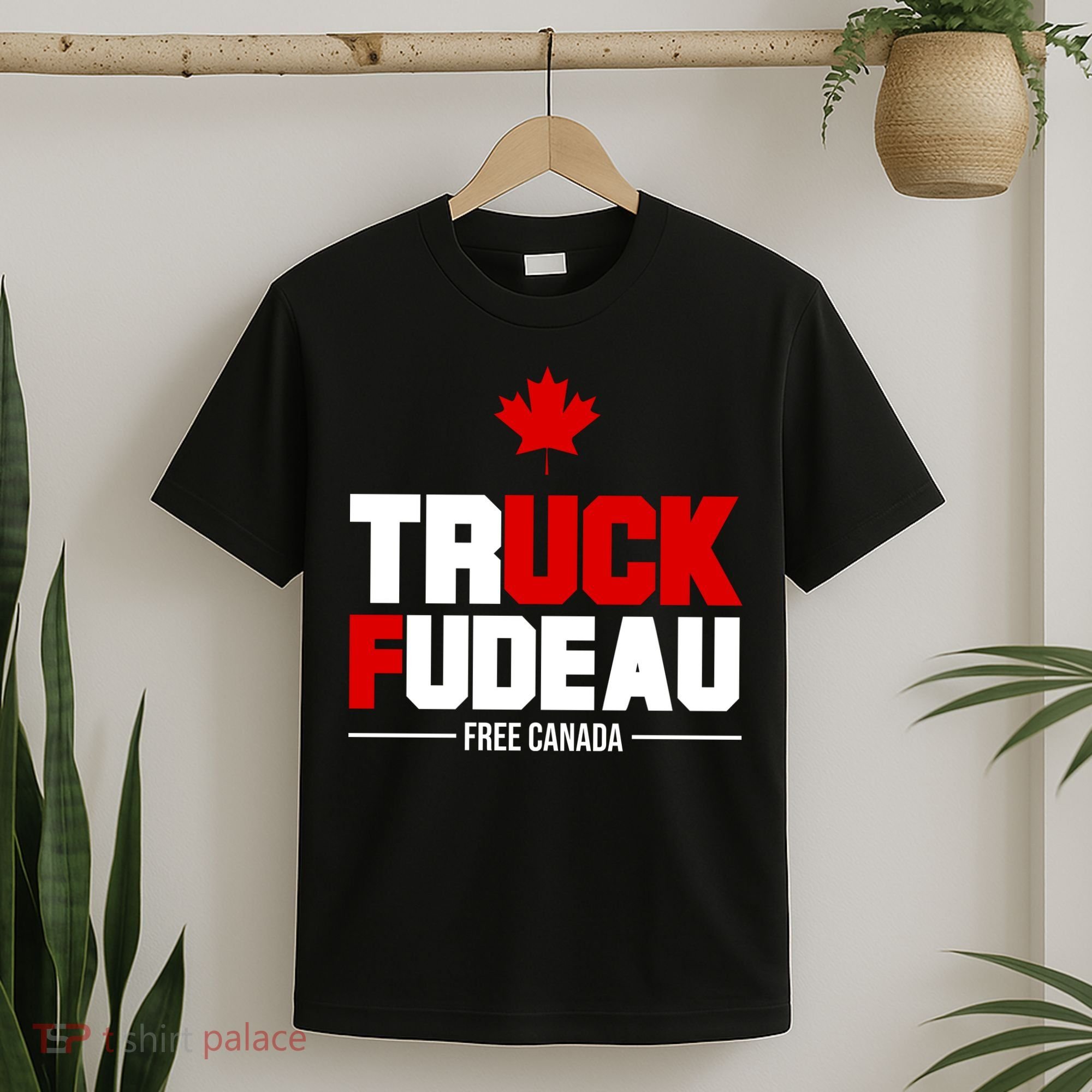 Truck Fudeau Fuck Free Canada T-Shirt