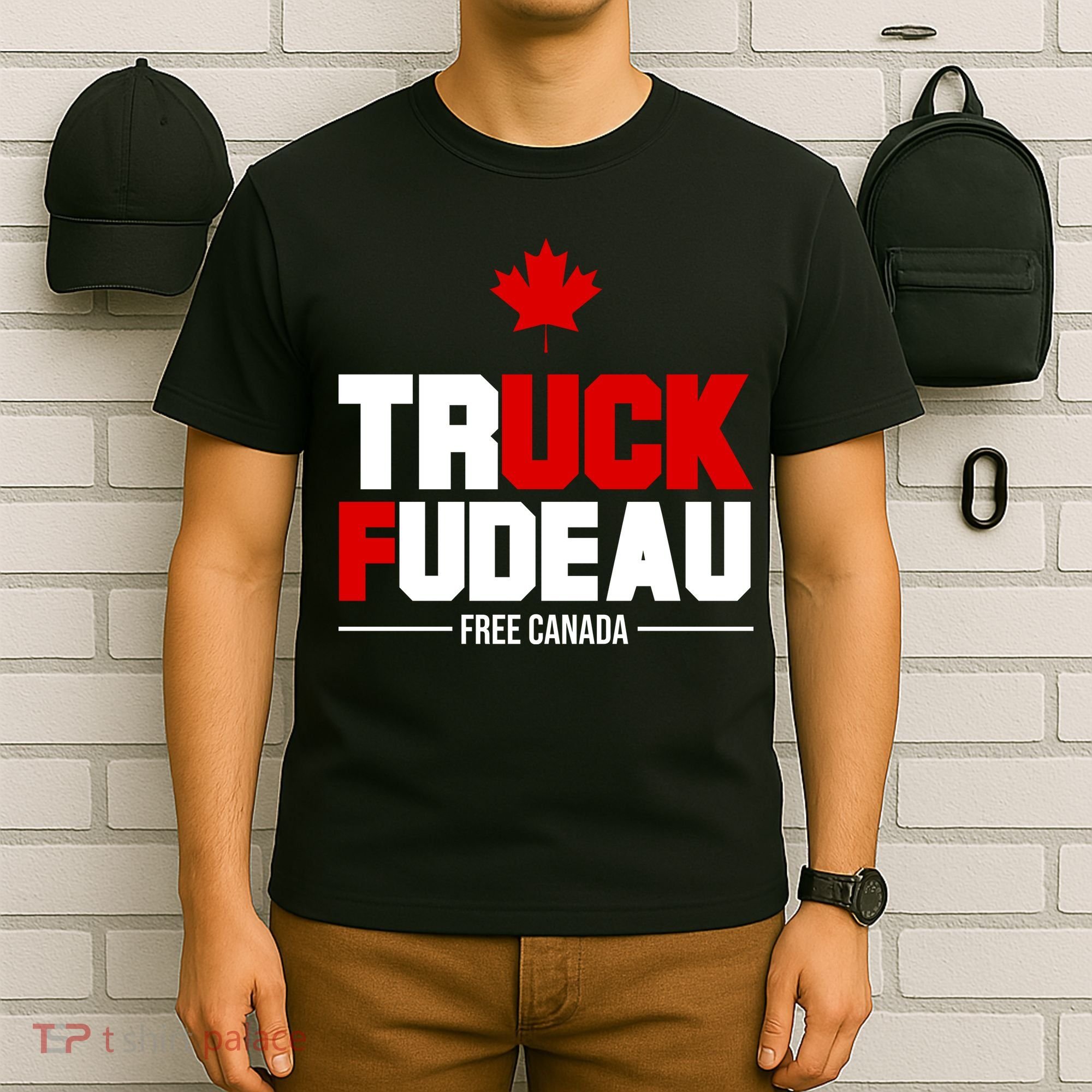 Truck Fudeau Fuck Free Canada T-Shirt