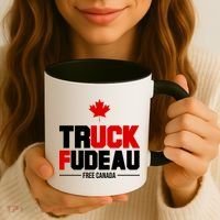 Truck Fudeau Fuck Free Canada Coffee Mug thumb 3
