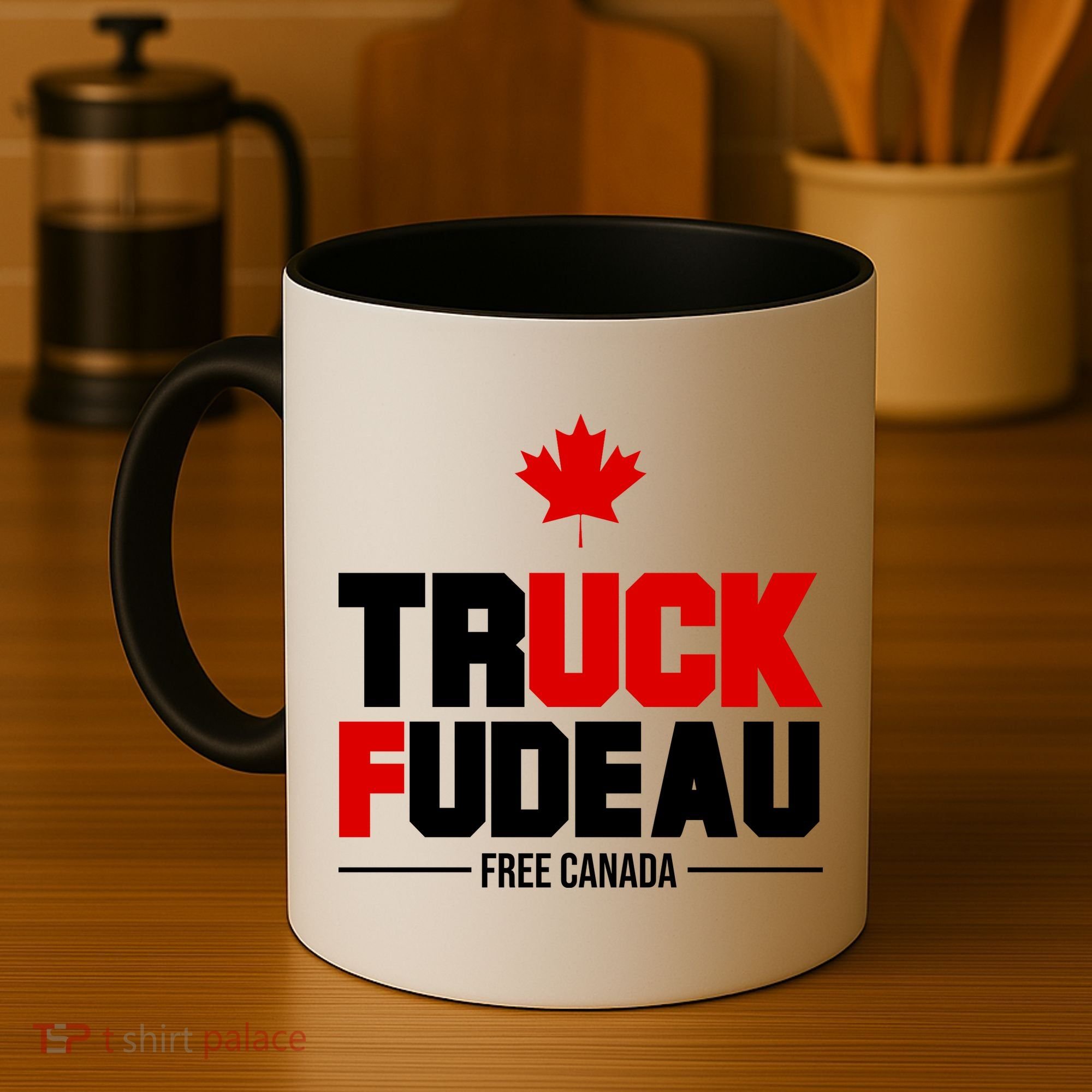 Truck Fudeau Fuck Free Canada Coffee Mug