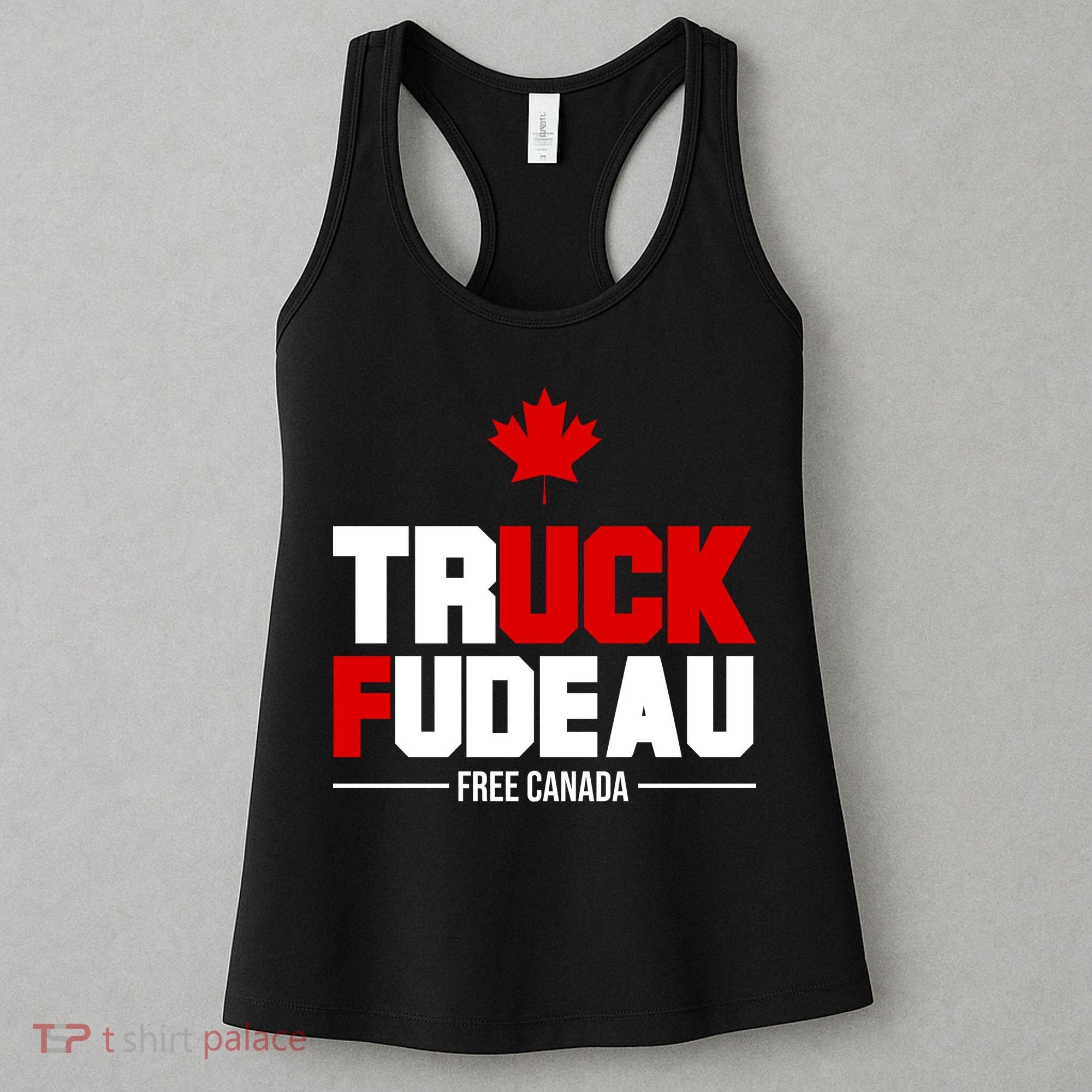 Truck Fudeau Fuck Free Canada Women's Tank Top