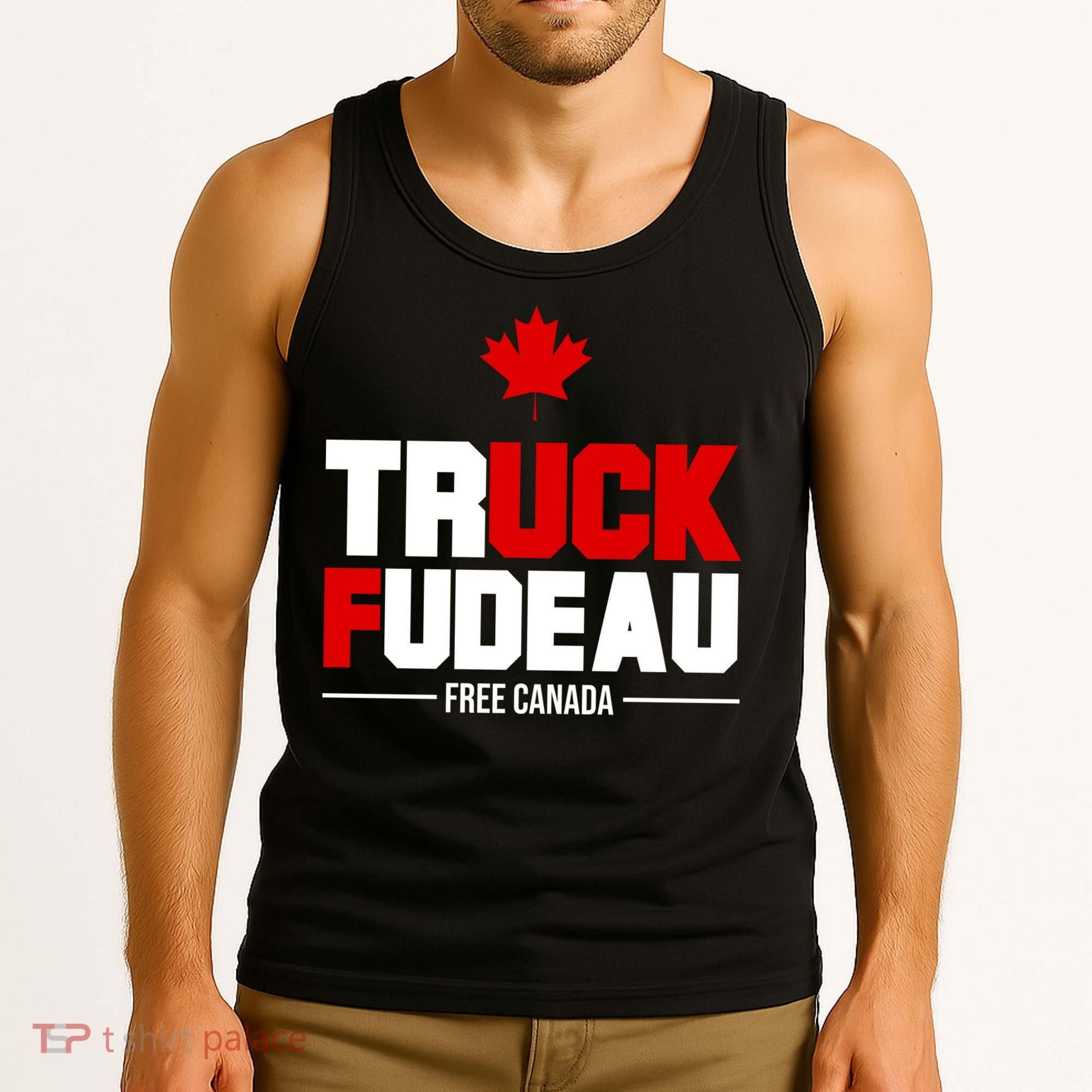 Truck Fudeau Fuck Free Canada Tank Top