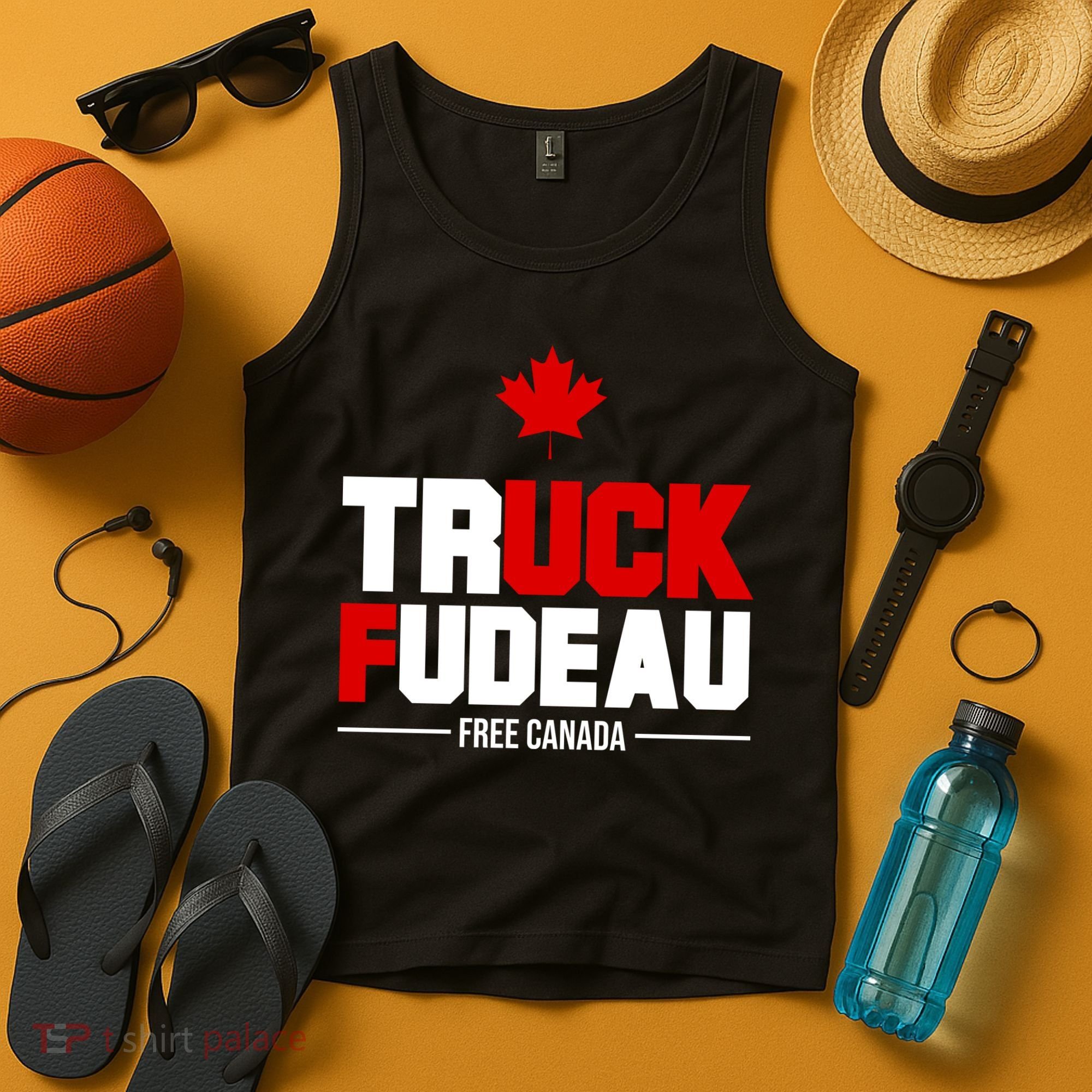 Truck Fudeau Fuck Free Canada Tank Top