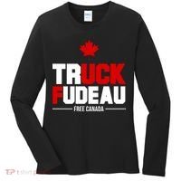 Truck Fudeau Fuck Free Canada Women's Long Sleeve Shirt thumb 0