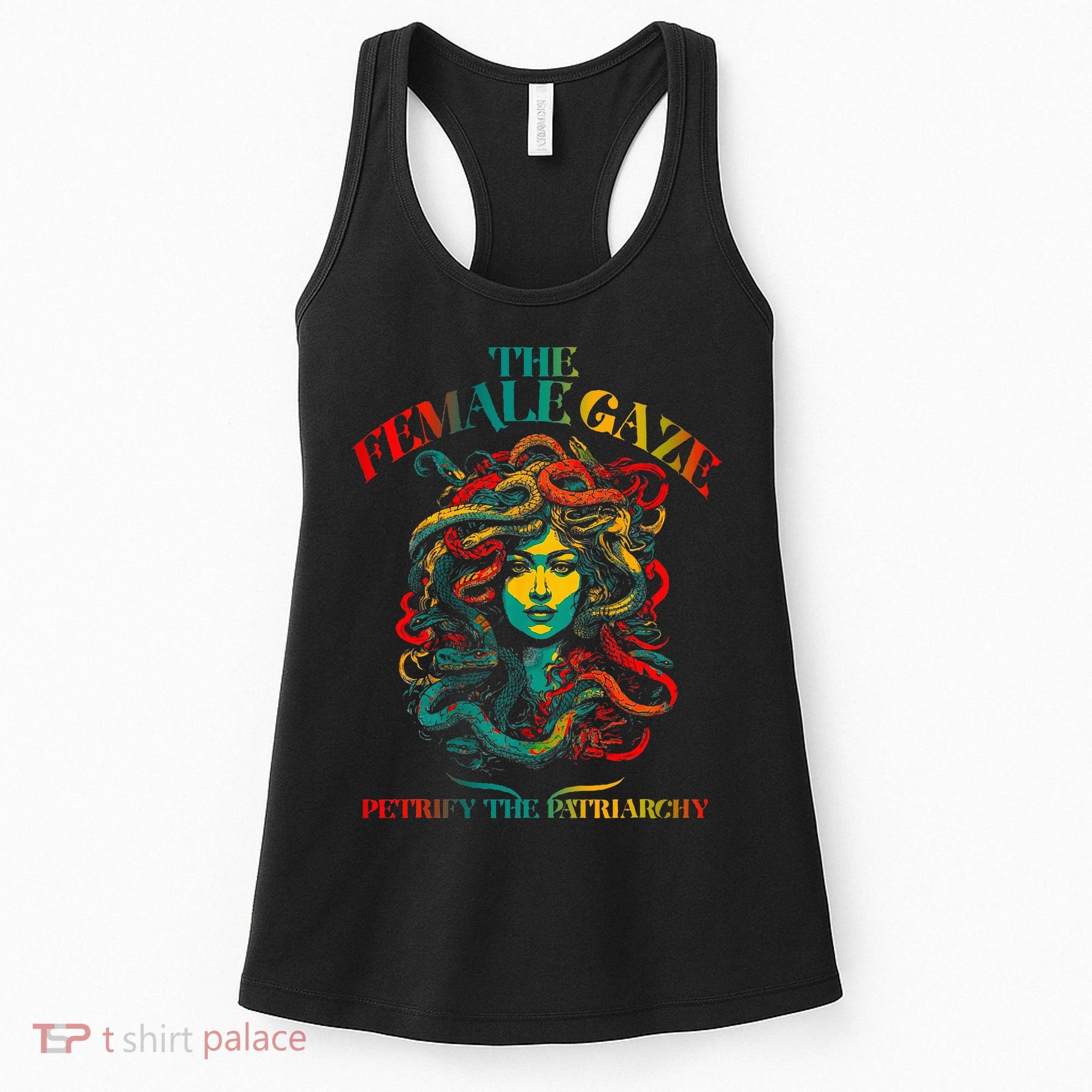 The Female Gaze Petrify The Patriarchy Medusa Women's Tank Top