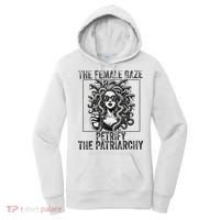 The Female Gaze Petrify The Patriarchy Medusa Feminisit Women's Hoodie thumb 0