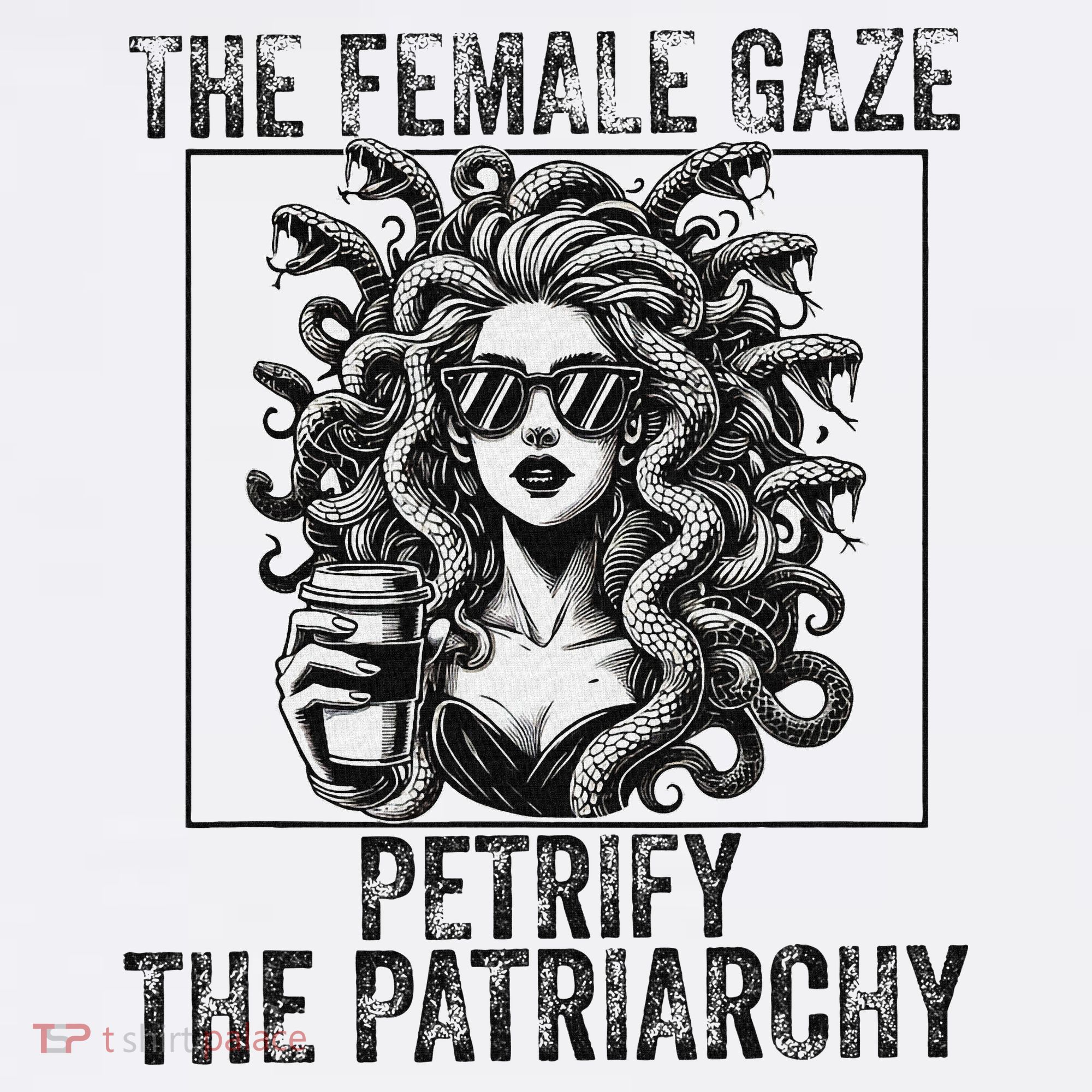 The Female Gaze Petrify The Patriarchy Medusa Feminisit Women's Tank Top