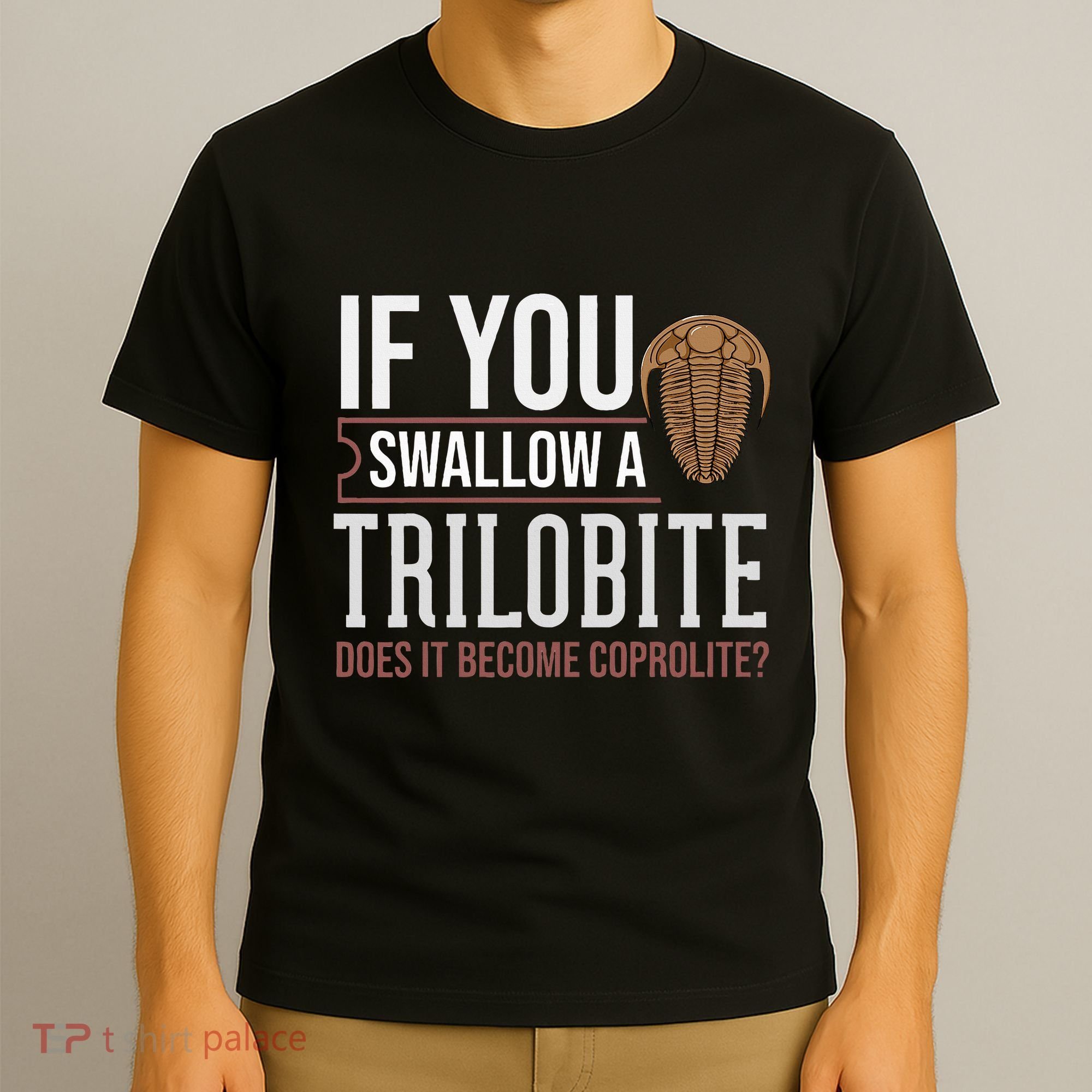 Trilobite Fossil Gift Future Paleontologist T-Shirt