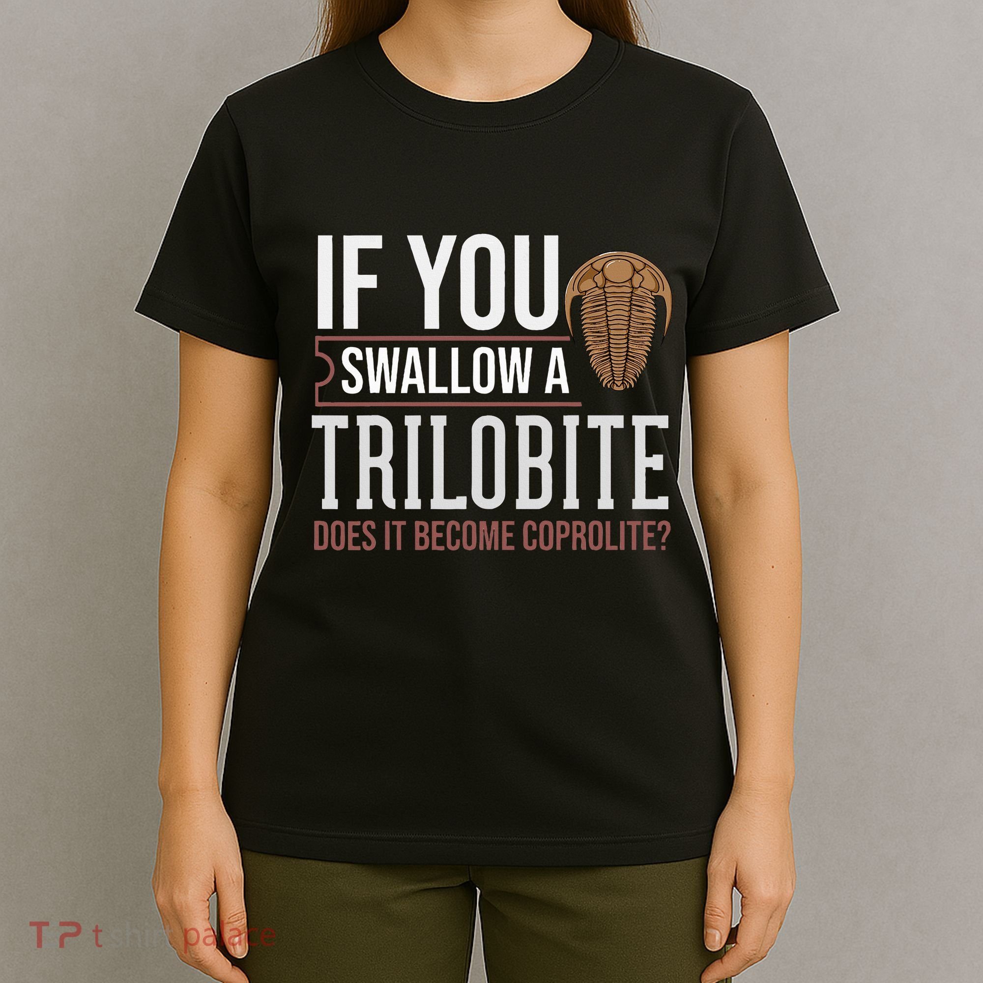 Trilobite Fossil Gift Future Paleontologist T-Shirt