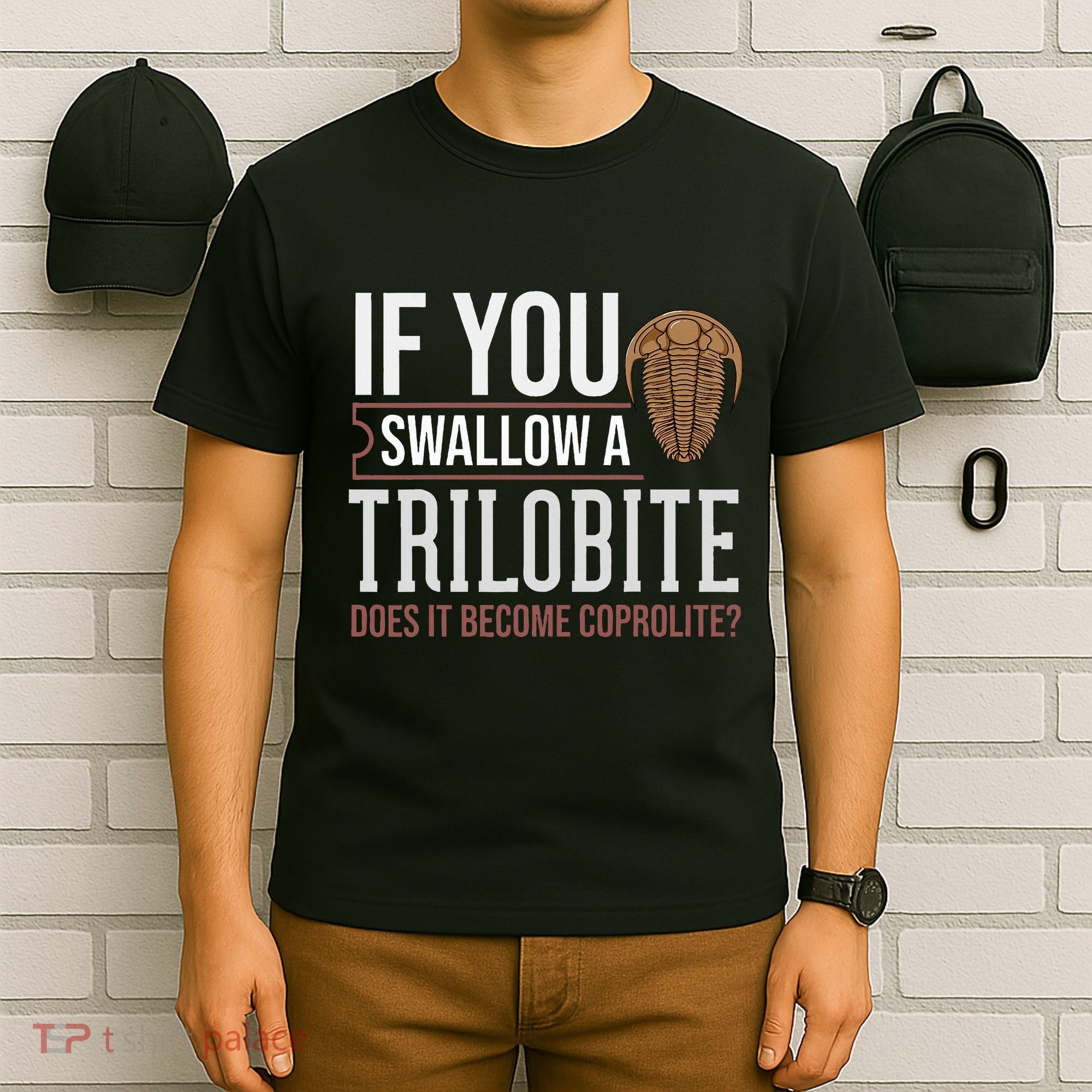 Trilobite Fossil Gift Future Paleontologist T-Shirt