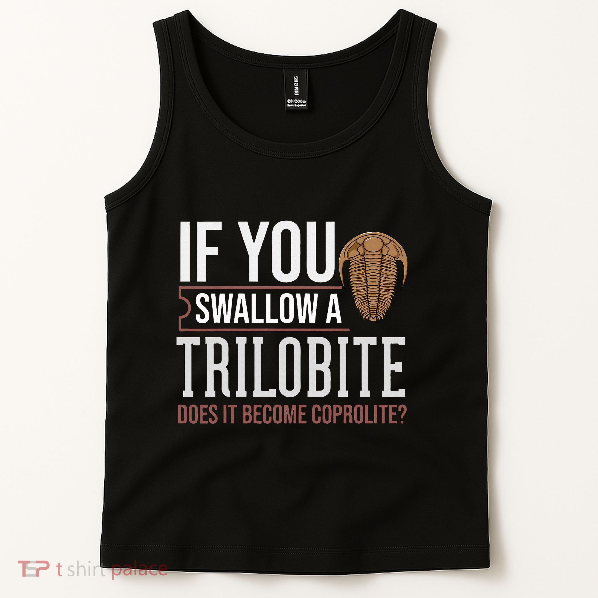 Trilobite Fossil Gift Future Paleontologist Tank Top