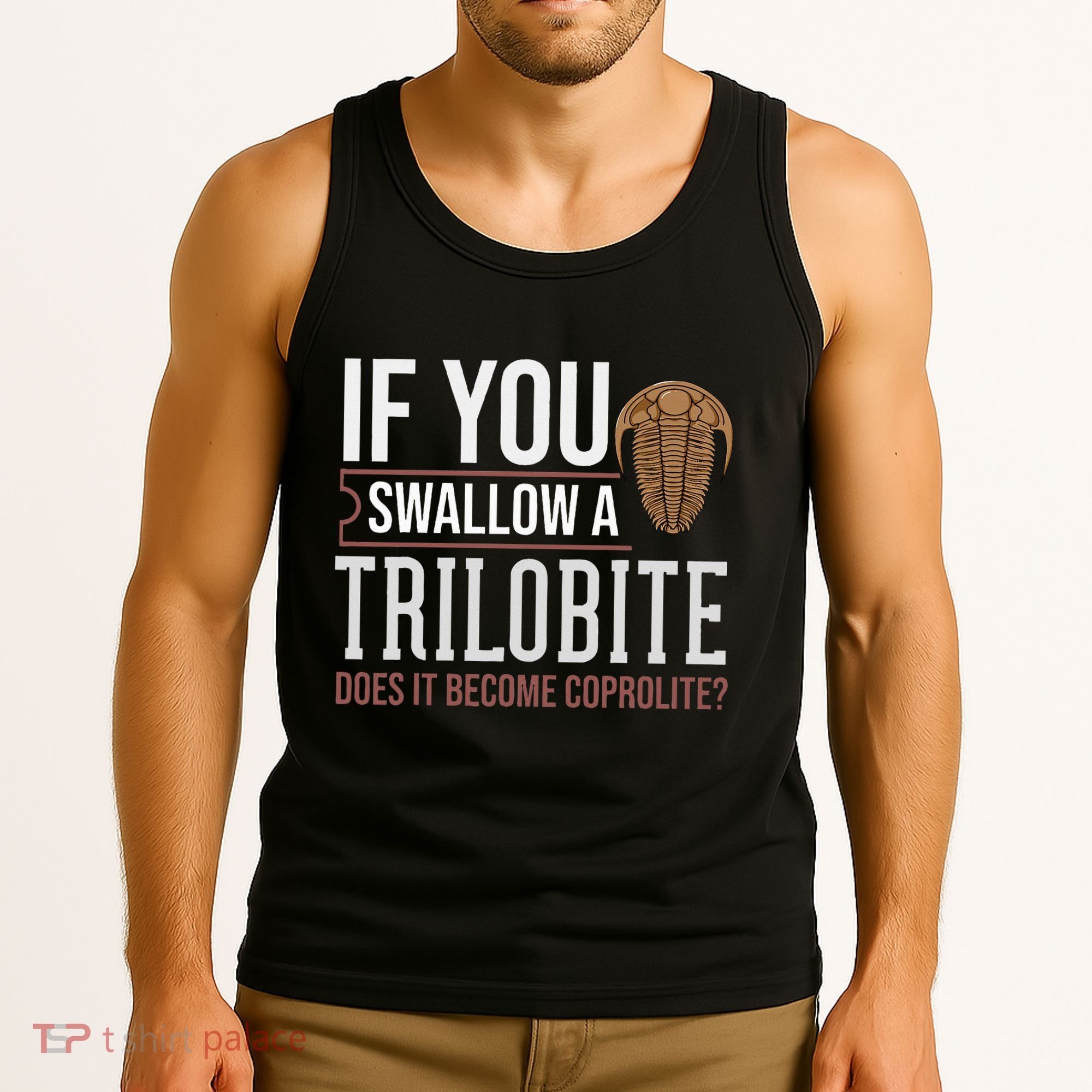 Trilobite Fossil Gift Future Paleontologist Tank Top
