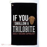 Trilobite Fossil Gift Future Paleontologist Golf Towel thumb 0